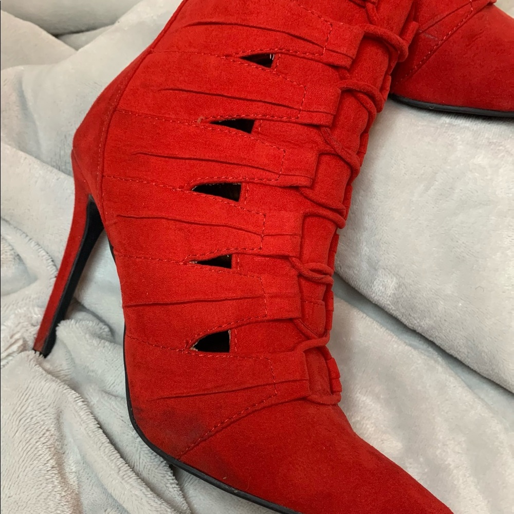Red Booties - Picture 3 of 6